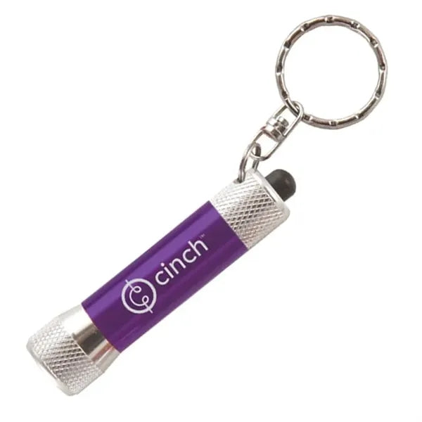 Chroma - Laser Engraved Metal LED Flashlight with Keyring