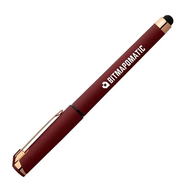 Islander Softy Rose Gold Gel Pen w/ Stylus