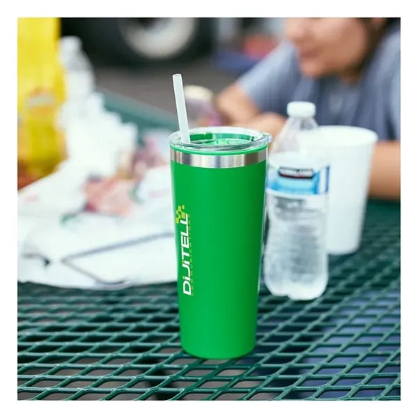 Bergen 24 oz. Steel/100% Recycled PP Liner Travel Tumbler