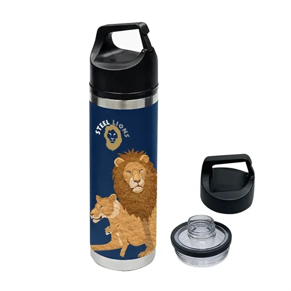 18 Oz. Full Color Travel Stainless Steel Bottle