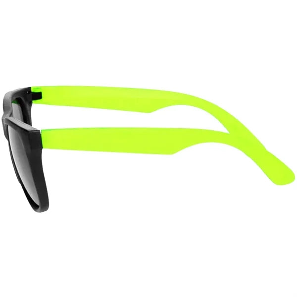 Two-Tone Stylish Plastic Sunglasses