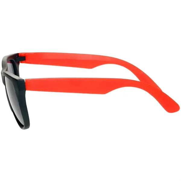 Two-Tone Stylish Plastic Sunglasses