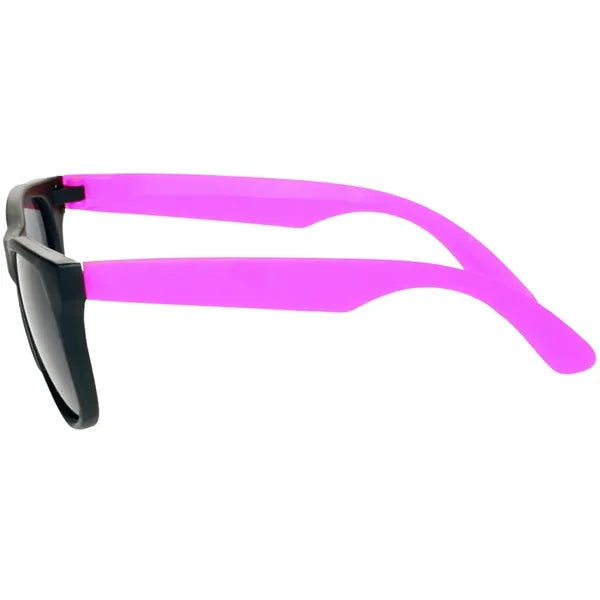 Two-Tone Stylish Plastic Sunglasses