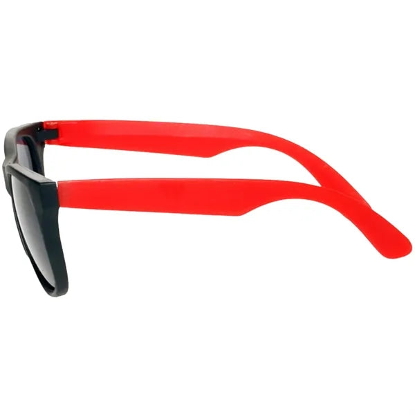 Two-Tone Stylish Plastic Sunglasses
