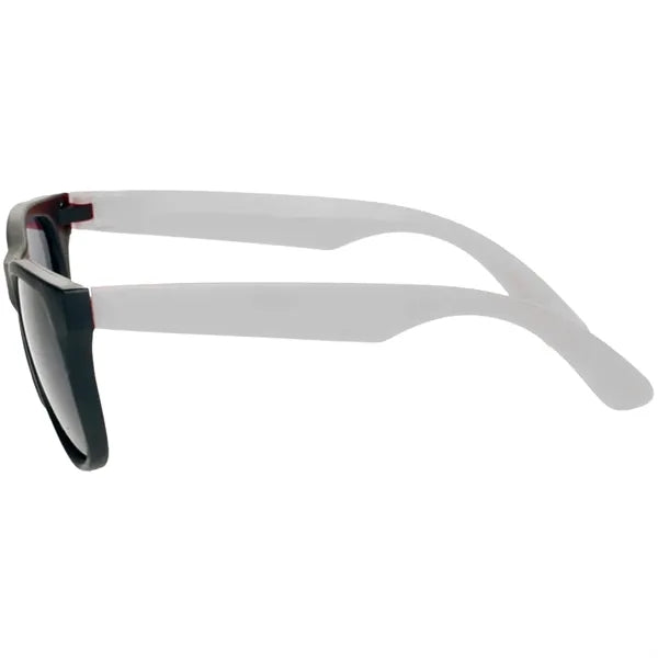 Two-Tone Stylish Plastic Sunglasses