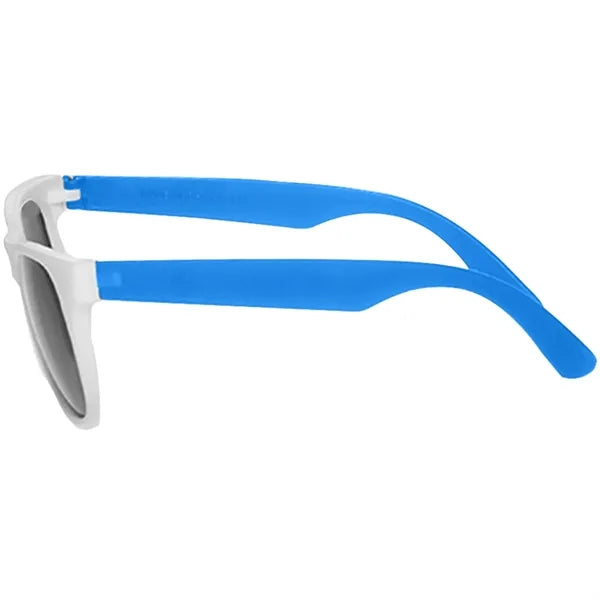 Two-Tone Stylish Plastic Sunglasses