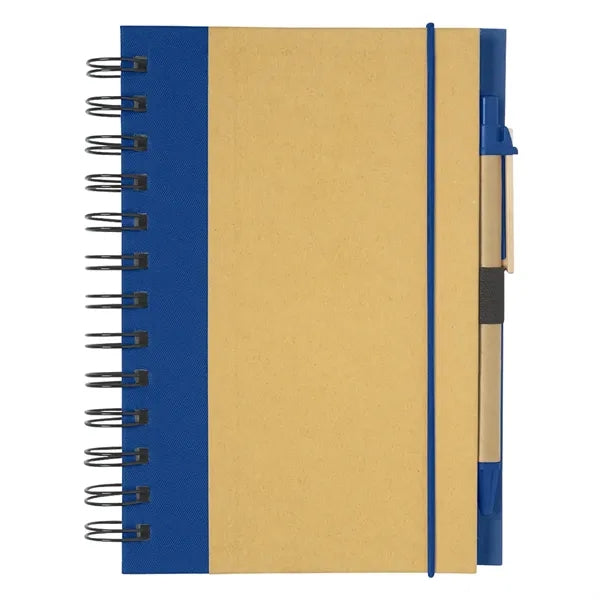 Eco-Inspired 5" X 7" Spiral Notebook & Pen