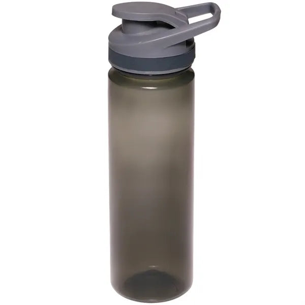 Plastic Sports Water Bottle with Flip Lid - Carry Handle, 22