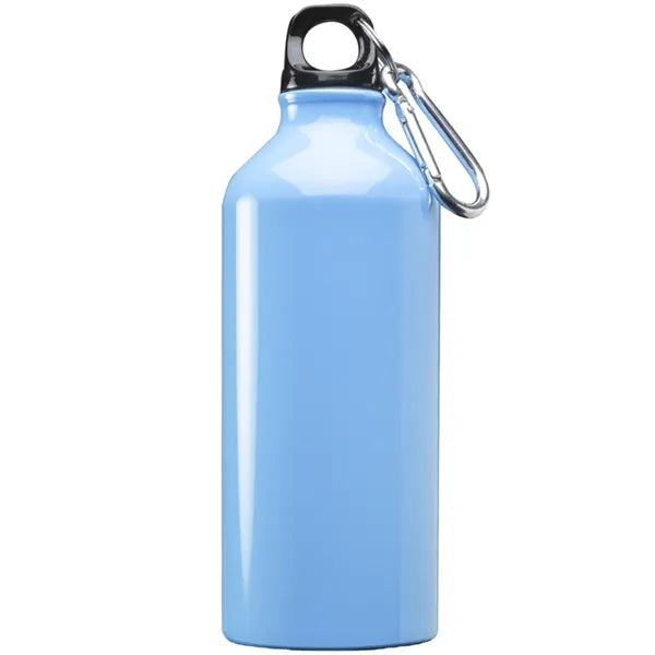 Aluminum Sports Water Bottle - Carabiner, 20 oz.