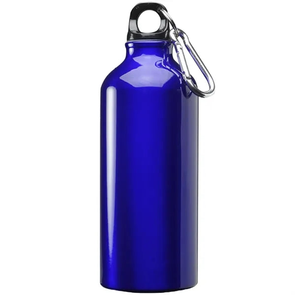Aluminum Sports Water Bottle - Carabiner, 20 oz.