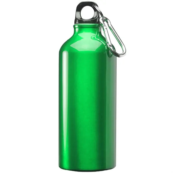 Aluminum Sports Water Bottle - Carabiner, 20 oz.