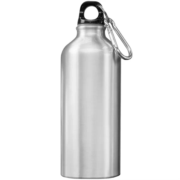 Aluminum Sports Water Bottle - Carabiner, 20 oz.