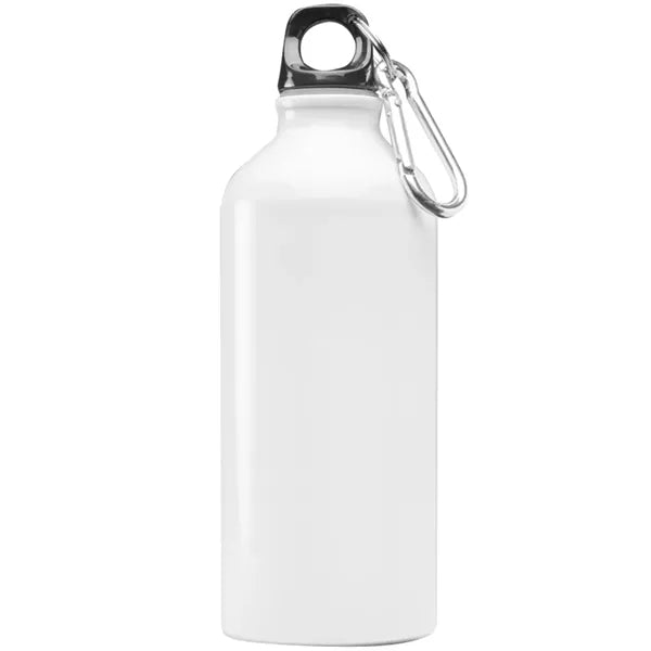Aluminum Sports Water Bottle - Carabiner, 20 oz.