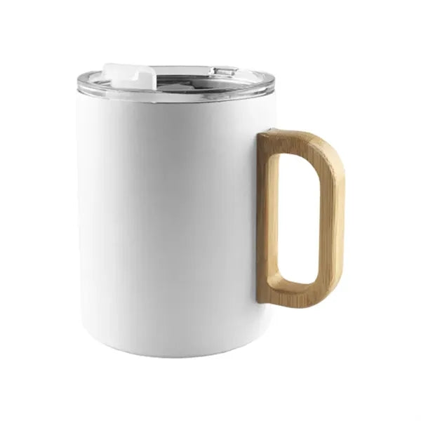 Wooden Handle Thermo Mug