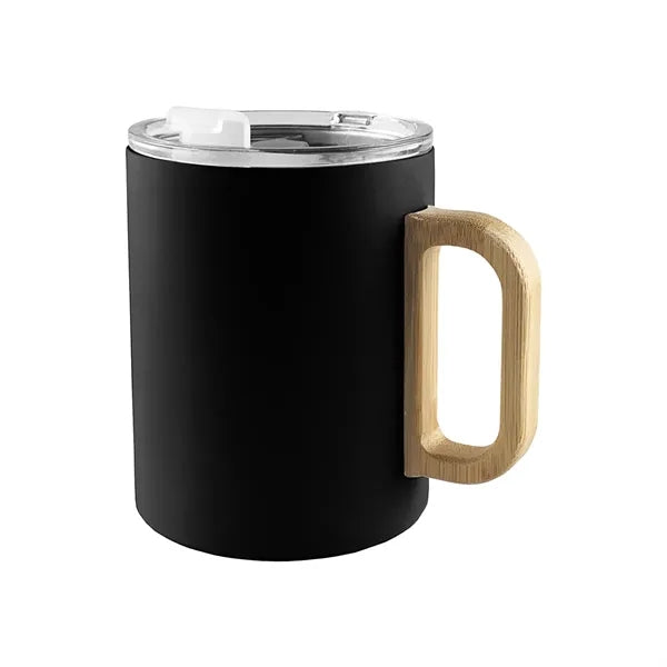 Wooden Handle Thermo Mug