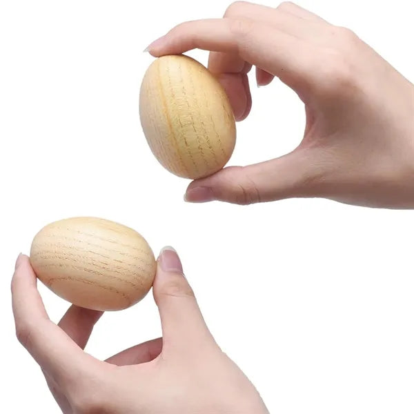 Wood Egg Shaker