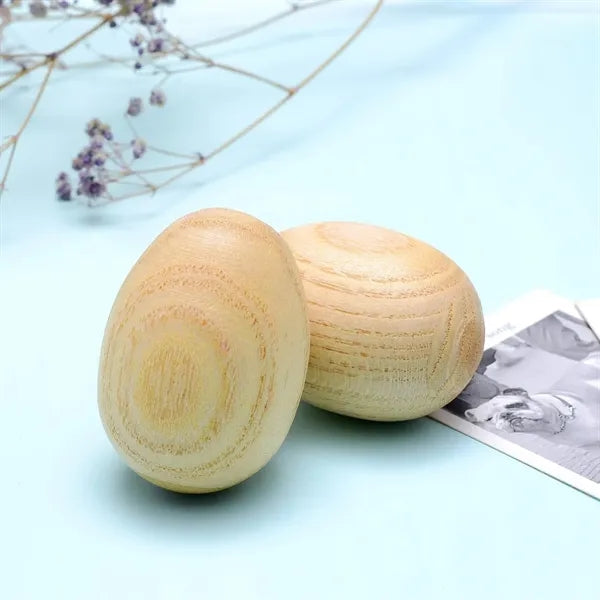 Wood Egg Shaker