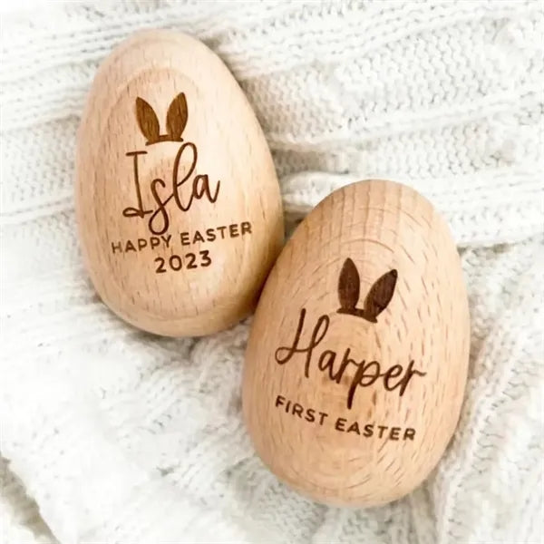 Wood Egg Shaker