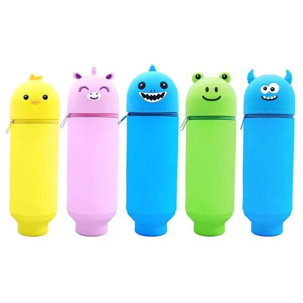 Cute Animal Silicone Pencil Case