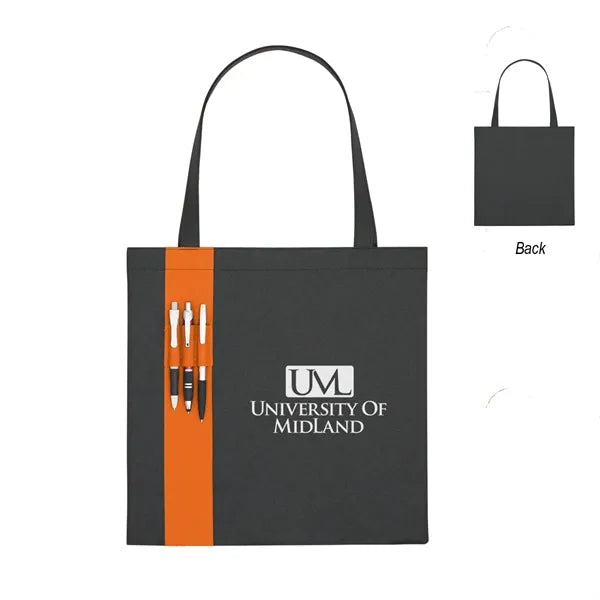 Striped Tote Bag