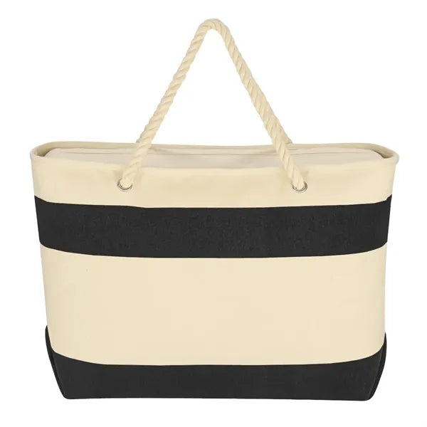 Large Cotton Tote Bag with Rope Handles