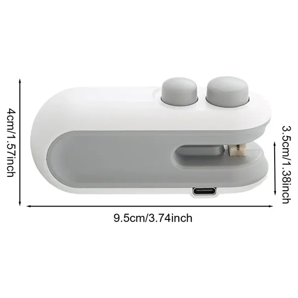 Compact 2-In-1 Rechargeable Mini Bag Sealer