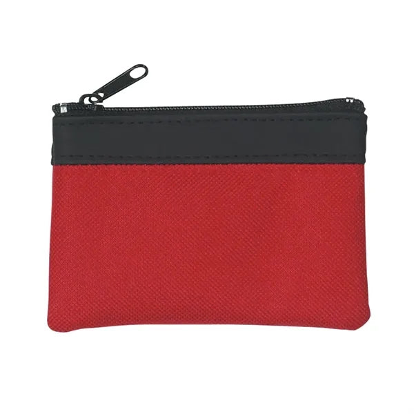 Slide fastening coin pouch