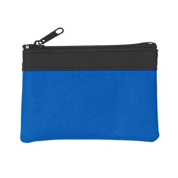 Slide fastening coin pouch