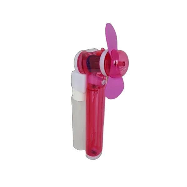Portable Battery-Powered Handheld Mini Fan with Mist Spray