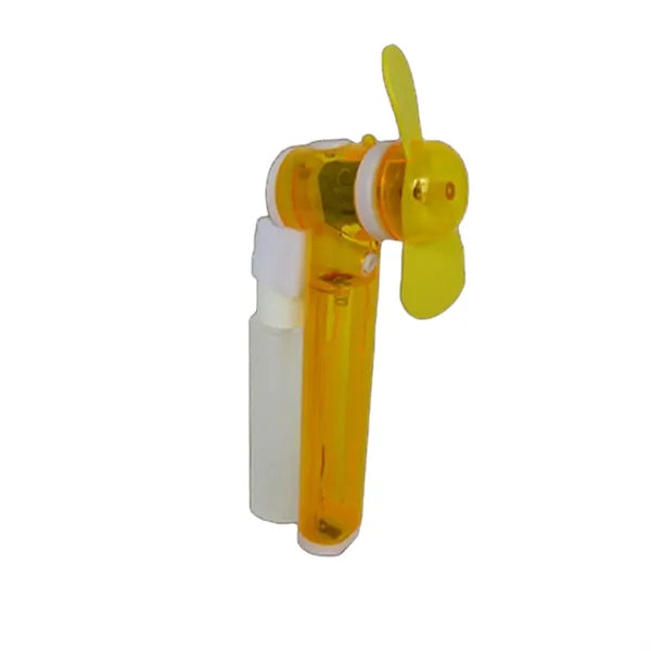 Portable Battery-Powered Handheld Mini Fan with Mist Spray