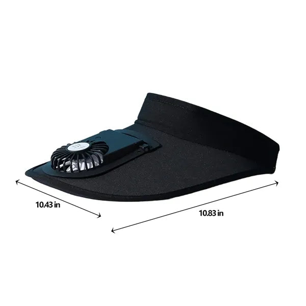 USB Rechargeable Cooling Fan Hat for Summer Outdoor