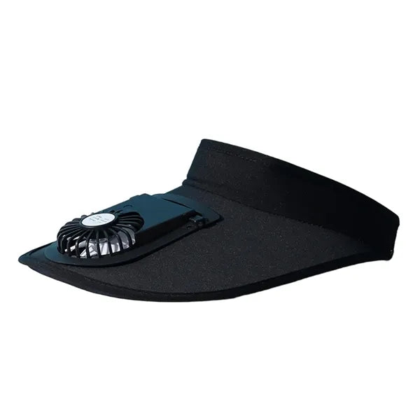 USB Rechargeable Cooling Fan Hat for Summer Outdoor