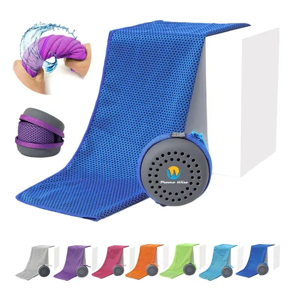 Ice Feel Tech Cooling Sports Towel for Yoga And Fitness
