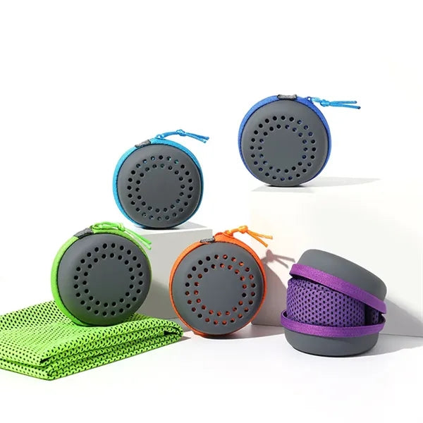 Ice Feel Tech Cooling Sports Towel for Yoga And Fitness