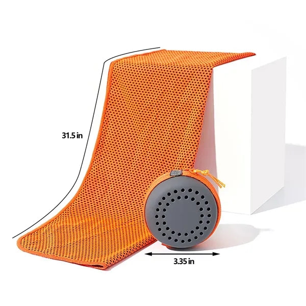 Ice Feel Tech Cooling Sports Towel for Yoga And Fitness