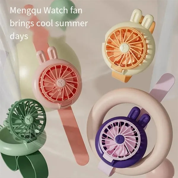 Wristband Design Wearable USB Rechargeable Mini Fan
