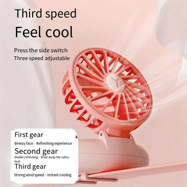 Wristband Design Wearable USB Rechargeable Mini Fan