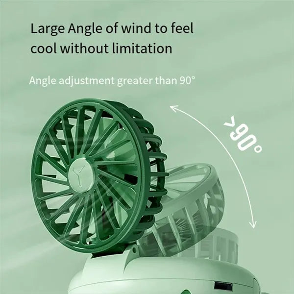 Wristband Design Wearable USB Rechargeable Mini Fan
