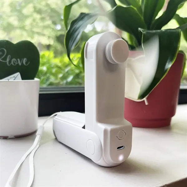 Whirl 4 in 1 Fan - Phone Stand, Flashlight and Mirror