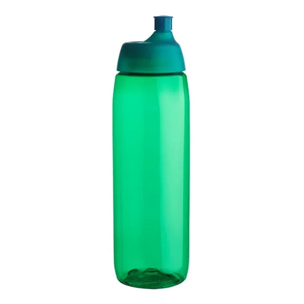 Lenexa Plastic Water Flask - Push Caps, 34 oz.
