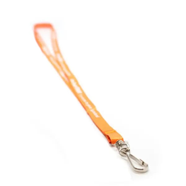 3/8 in Poly Lanyard with Silkscreen Logo