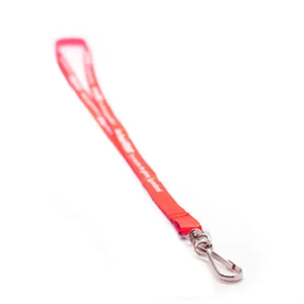 3/8 in Poly Lanyard with Silkscreen Logo