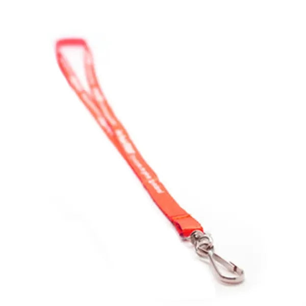 3/8 in Poly Lanyard with Silkscreen Logo