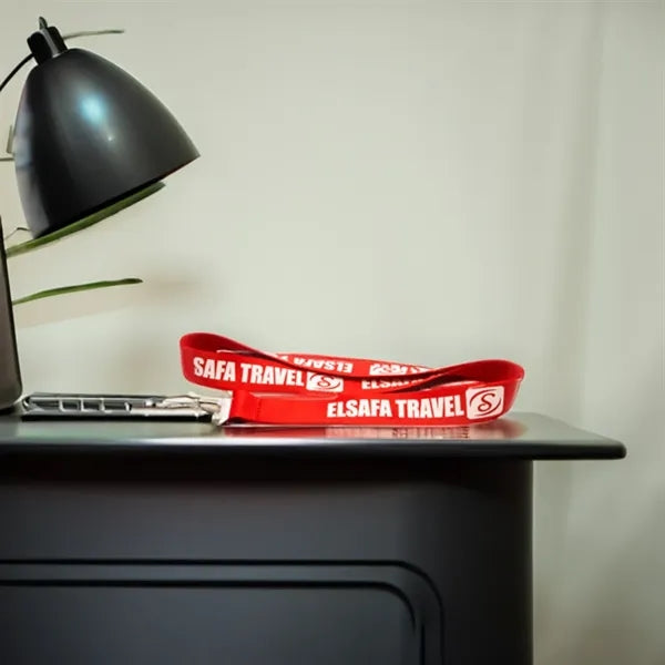 3/8 in Poly Lanyard with Silkscreen Logo