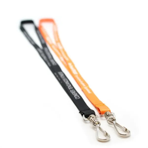 3/8 in Poly Lanyard with Silkscreen Logo