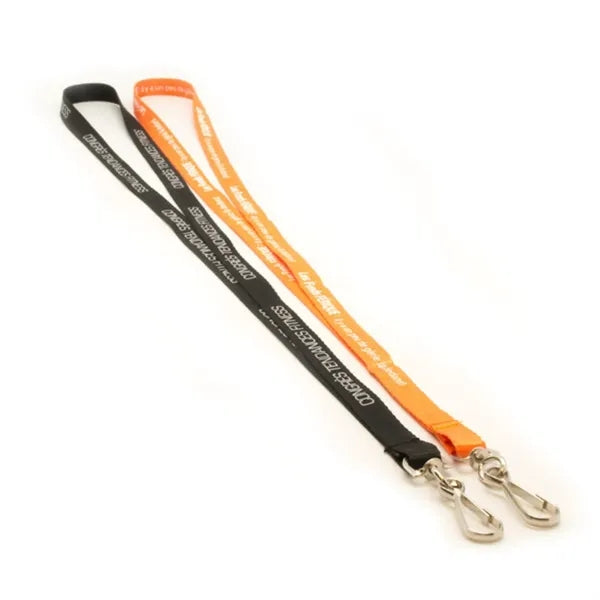 3/8 in Poly Lanyard with Silkscreen Logo