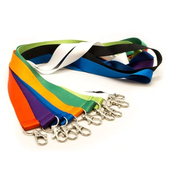 3/8 in Poly Lanyard with Silkscreen Logo