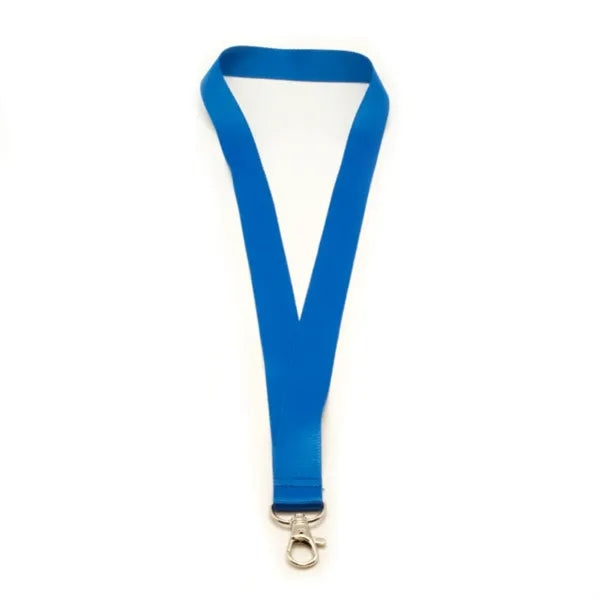 3/4 in Poly Lanyard with Silkscreen Logo