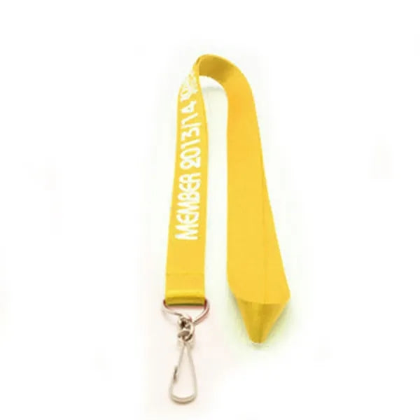 3/4 in Poly Lanyard with Silkscreen Logo