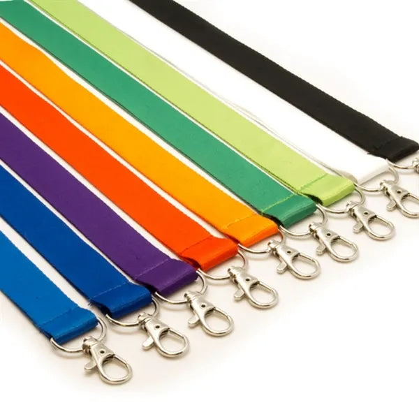 3/4 in Poly Lanyard with Silkscreen Logo